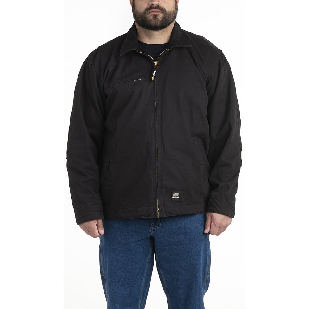 Berne J374 Men's Highland Washed Gasoline Jacket with Welt Pockets - Gorvex.com