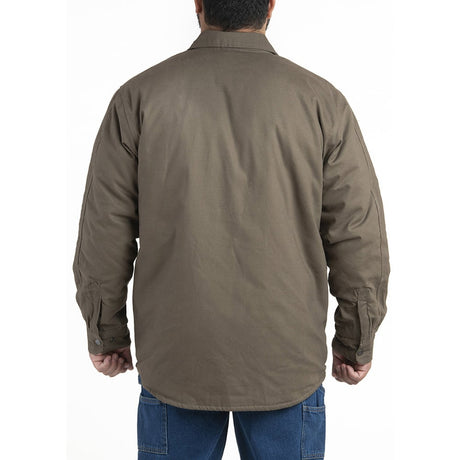 Berne SH67 Men's Caster Shirt Jacket with Snap Front Closure - Gorvex.com