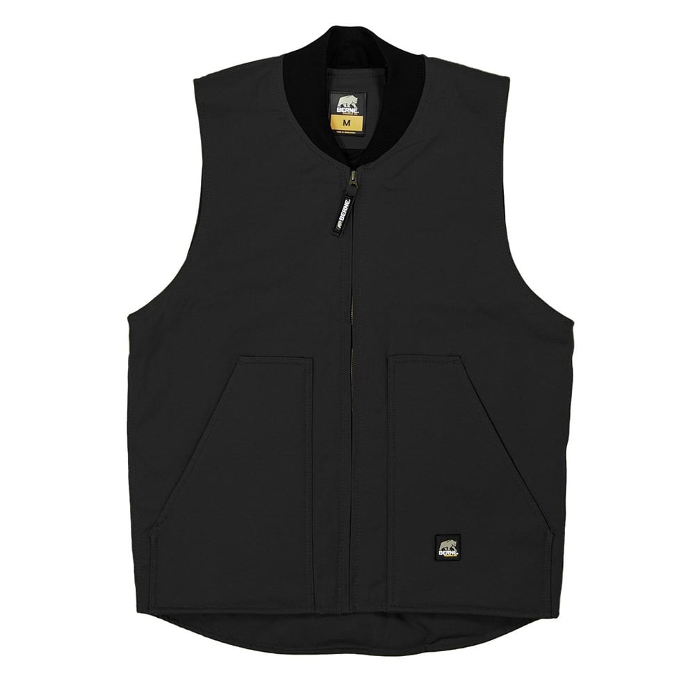 Berne V812 Workman's Duck Vest with Large Patch Pockets - Gorvex.com