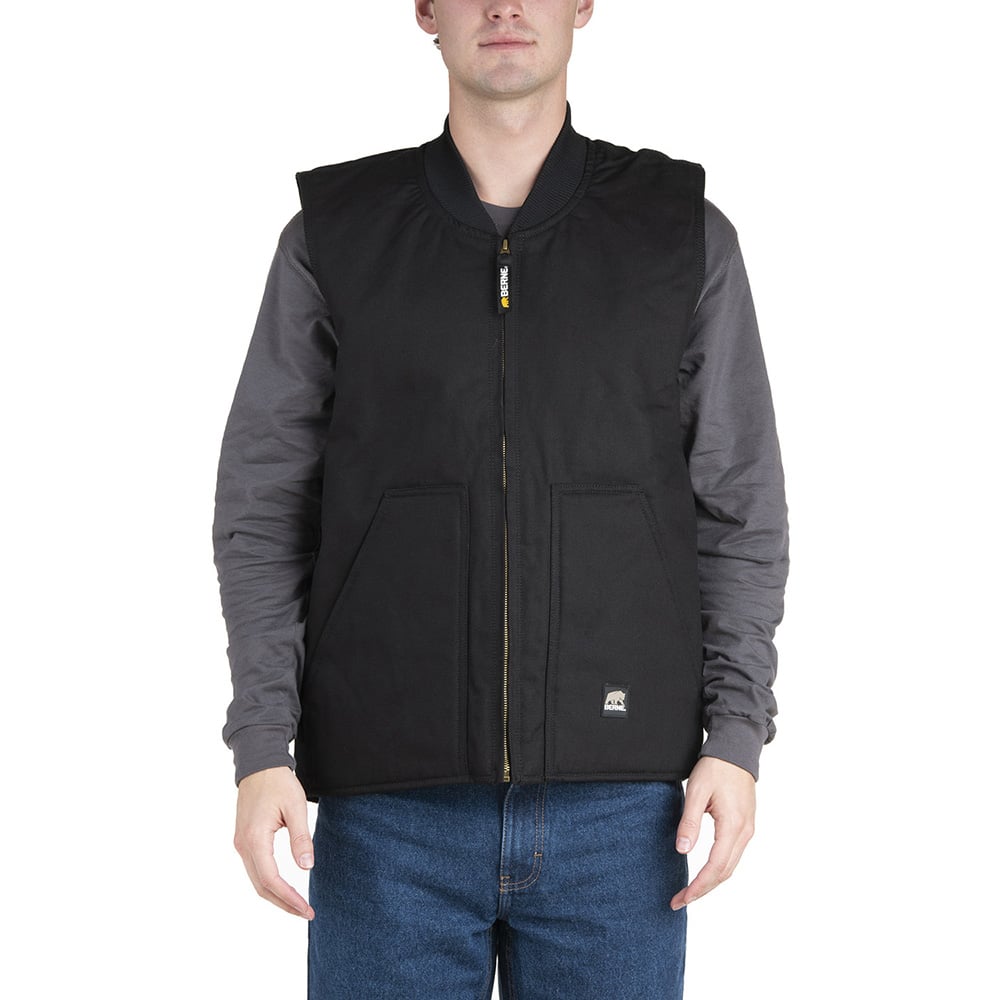 Berne V812 Workman's Duck Vest with Large Patch Pockets - Gorvex.com