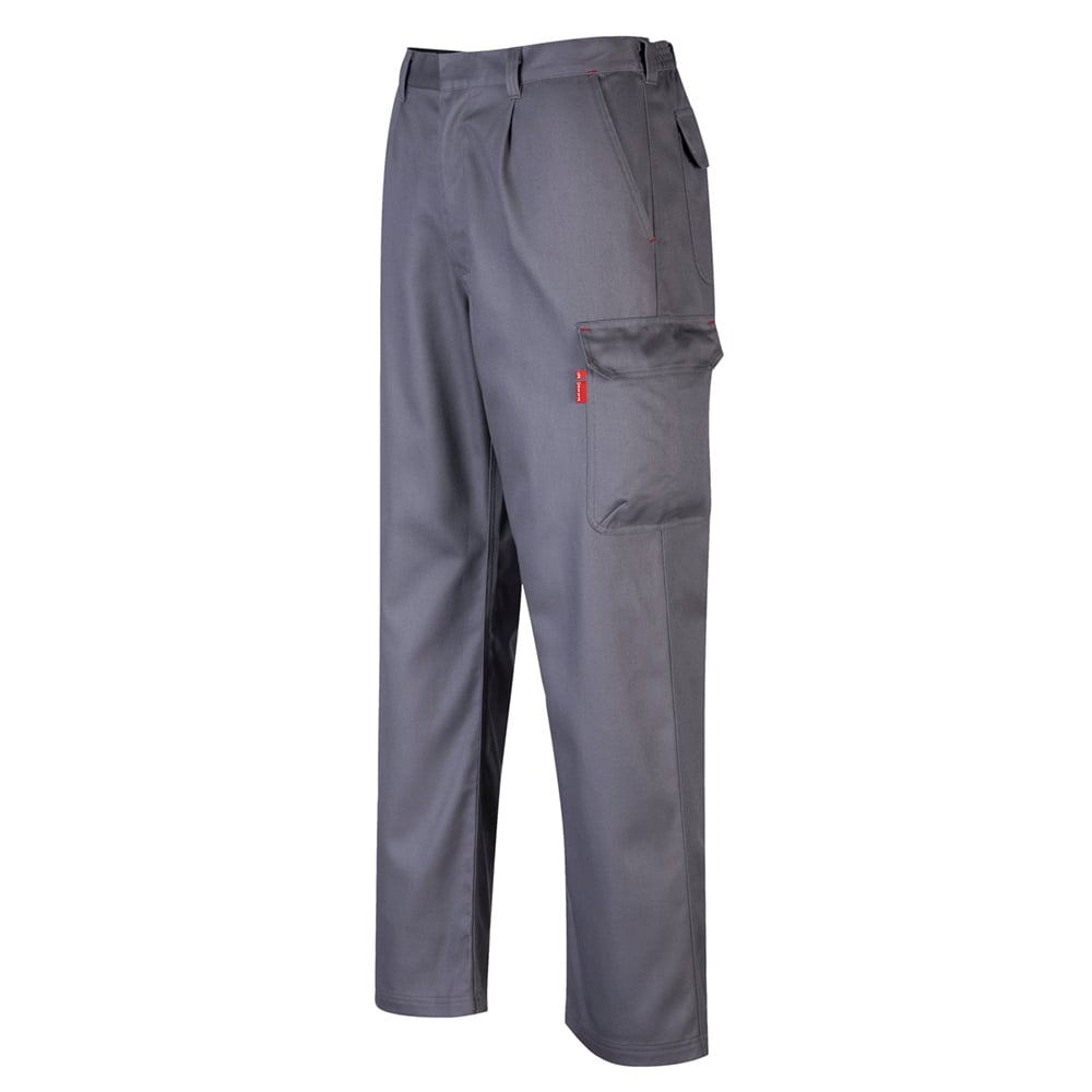 Portwest BZ31 Bizweld FR Cargo Pants with Elastic Waistband