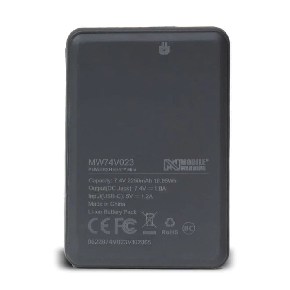 Mobile Warming MW74V023 Powersheer Mini 7.4V 2250mAh Battery & Cable