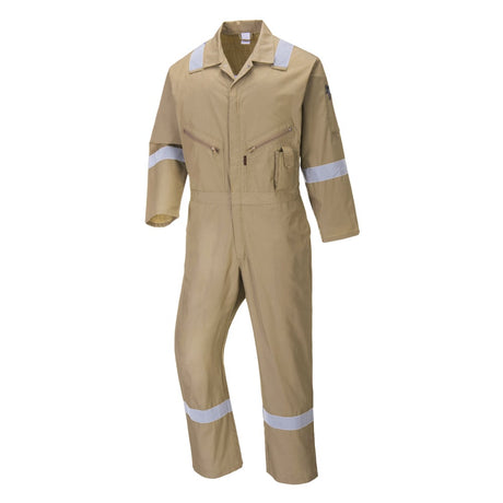 Portwest C814 Iona Cotton Coverall with Reflective Tape