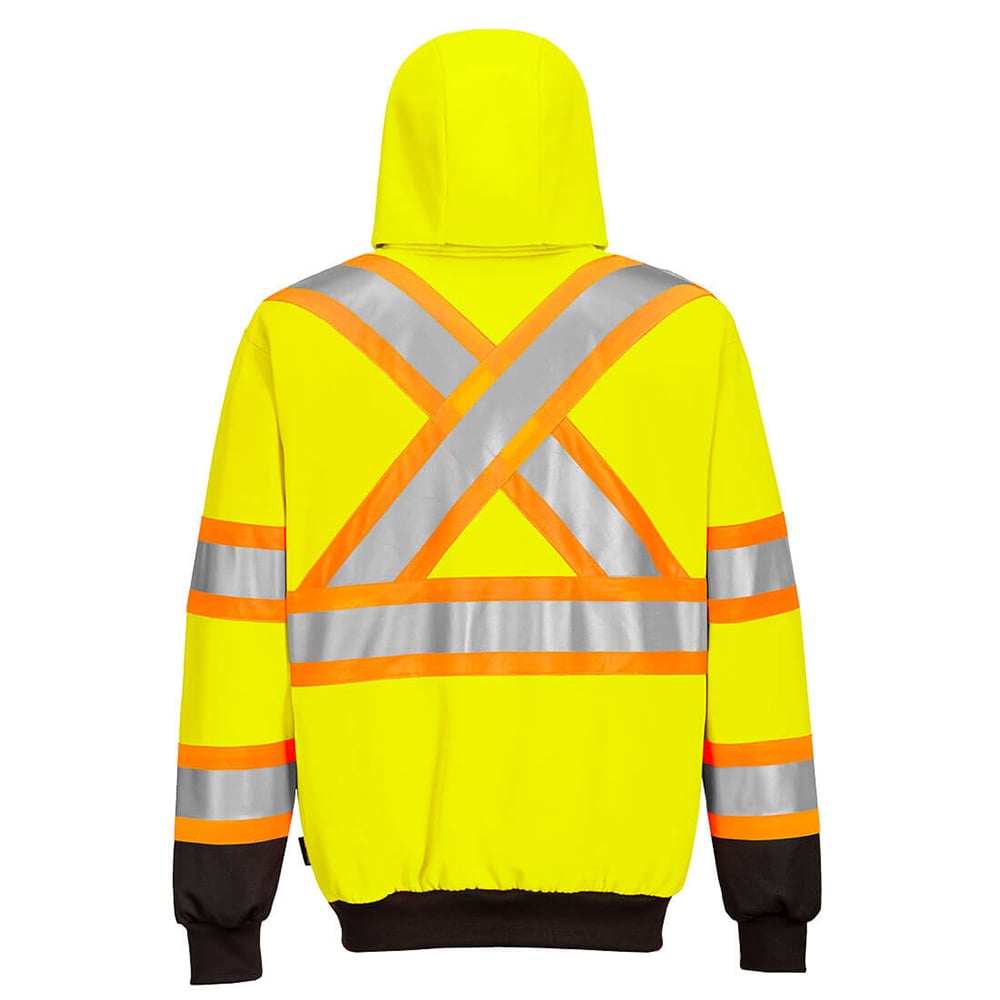 Portwest CA170 Class 3 X-Back Hoodie with Contrast Tape