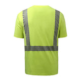 Class 2 Eco - UNIFI Recycled Poly/Cotton Blend Short Sleeve T-Shirt - Gorvex.com