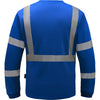 Colored Long Sleeve Safety T-Shirt with Black Bottom, Non - ANSI - Gorvex.com