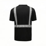 Colored Short Sleeve Safety T-Shirt with Black Bottom, Non - ANSI - Gorvex.com