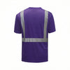 Colored Short Sleeve Safety T-Shirt with Black Bottom, Non - ANSI - Gorvex.com