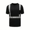 Colored Short Sleeve Safety T-Shirt with Black Bottom, Non - ANSI - Gorvex.com