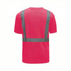 Colored Short Sleeve Safety T-Shirt with Black Bottom, Non - ANSI - Gorvex.com