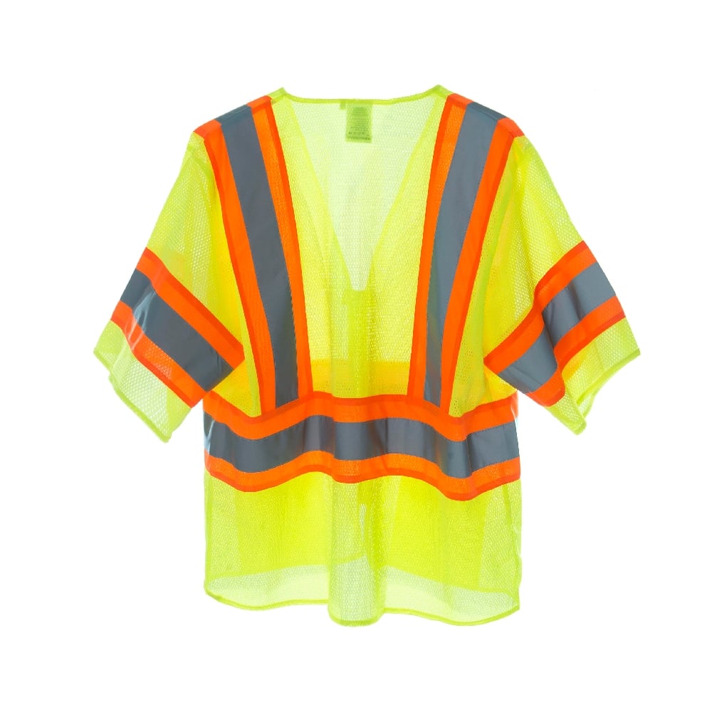 Cor - Brite™ Class 3 Hi Vis Mesh Vest with 6 Pockets - Gorvex.com