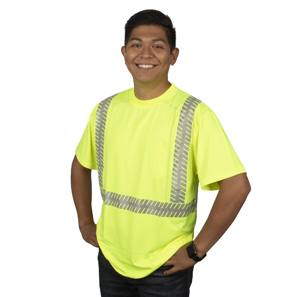 COR - BRITE® Comfort Stretch Short Sleeved Shirt with Heat Transfer Tape - Gorvex.com