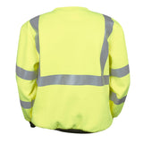 Cor - Brite™ Crew Neck Sweatshirt with Heat Applied Reflective Tape - Gorvex.com