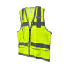 Cor - Brite® Heavy - Duty Surveyor's Vest with Snap Closure + D - Ring Access - Gorvex.com