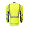COR - BRITE® Hi Vis Long Sleeve Shirt, Side Panels + Heat Transfer Tape - Gorvex.com