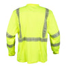 COR - BRITE® Hi Vis Long Sleeve Shirt with Heat Applied Reflective Tape - Gorvex.com