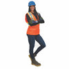 COR - BRITE® Hi Vis Mesh Surveyor's Vest/Contrasting Tapes and 2 Mic Tab - Gorvex.com