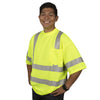 Cor - Brite® Hi Vis Short Sleeve Shirt with Heat Applied Reflective Tape - Gorvex.com