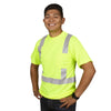 Cor - Brite® Hi Vis Short Sleeved Shirt, Reflective Tape & Chest Pocket - Gorvex.com