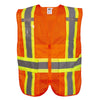 COR - BRITE® Hi Vis Two - Toned Expandable Vest with 7 Pockets + Badge Holder - Gorvex.com