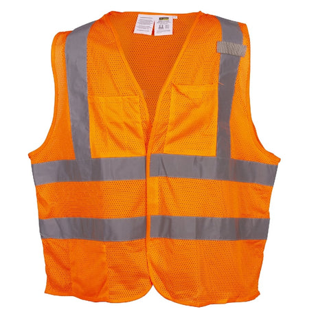 COR - BRITE® Limited FR Hi Vis Mesh Vest/Radio Tab + 2" Reflective Tape - Gorvex.com