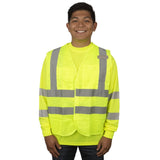 COR - BRITE® Limited FR Hi Vis Mesh Vest/Radio Tab + 2" Reflective Tape - Gorvex.com