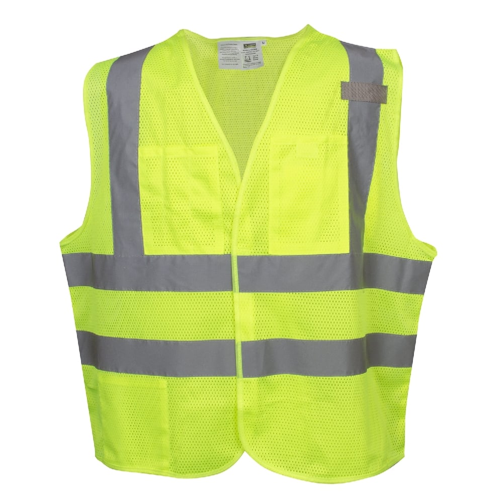 COR - BRITE® Limited FR Hi Vis Mesh Vest/Radio Tab + 2" Reflective Tape - Gorvex.com