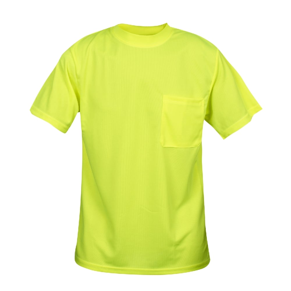 Cor - Brite™ V130/1 Non - Rated Hi Vis Birdseye Short Sleeve Shirt - Gorvex.com