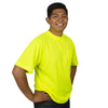 Cor - Brite™ V130/1 Non - Rated Hi Vis Birdseye Short Sleeve Shirt - Gorvex.com