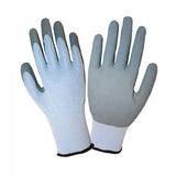 COR - GRIP III™ Economy Poly/Cotton Gloves with Crinkle Latex Palm Coat, 1 dozen (12 pairs) - Gorvex.com