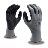 COR - TOUCH II™ Polyester Gloves with Flat Nitrile Palm Coating, 1 dozen (12 pairs) - Gorvex.com