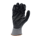 COR - TOUCH II™ Polyester Gloves with Flat Nitrile Palm Coating, 1 dozen (12 pairs) - Gorvex.com