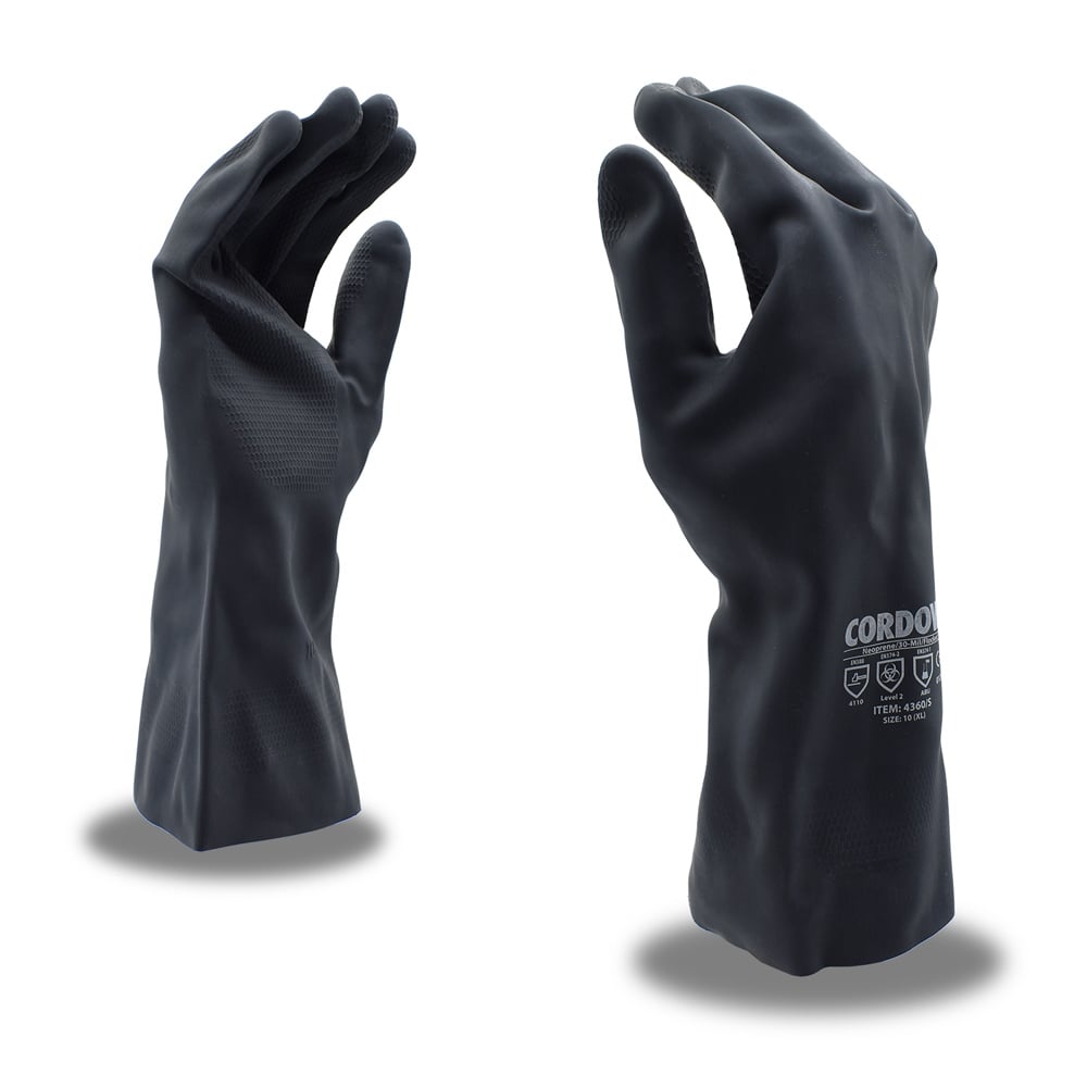 Cordova 436S Flock - Lined Neoprene Glove with Straight Cuff, 1 dozen (12 pairs) - Gorvex.com