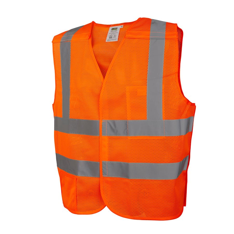 Cordova 5 - Point Breakaway Hi Vis Mesh Vest with 2" Reflective Tape - Gorvex.com