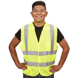 Cordova 5 - Point Breakaway Hi Vis Mesh Vest with 2" Reflective Tape - Gorvex.com