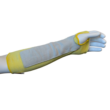 Cordova ANSI Cut A3 Kevlar® Sleeves with Leather Pad & Thumb Slot - Gorvex.com