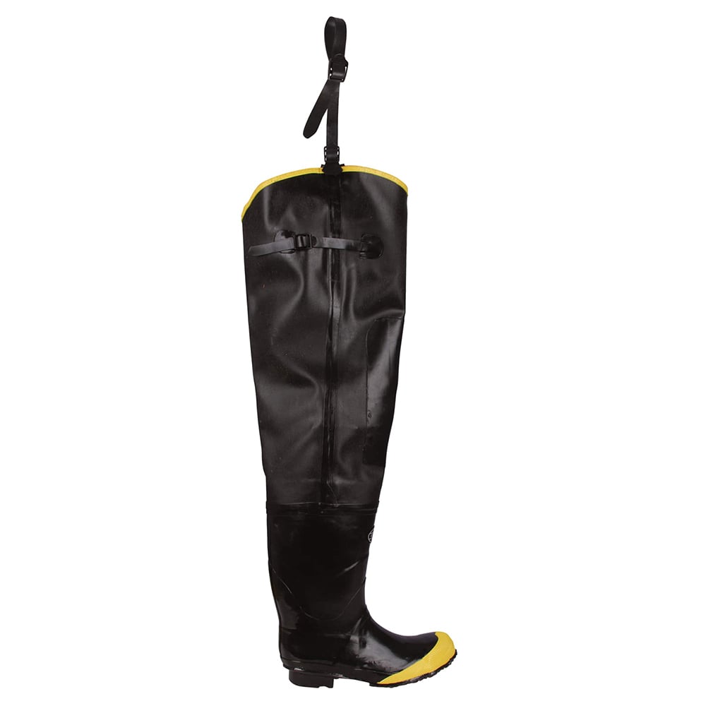 Cordova BHS 36" Steel Toe Rubber Hip Boots with Adjustable Straps, 1 pair - Gorvex.com