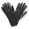 Cordova Black Single Dipped Smooth Finish PVC Gloves/Interlock Lined, 1 dozen (12 pairs) - Gorvex.com