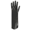 Cordova Black Single Dipped Smooth Finish PVC Gloves/Interlock Lined, 1 dozen (12 pairs) - Gorvex.com