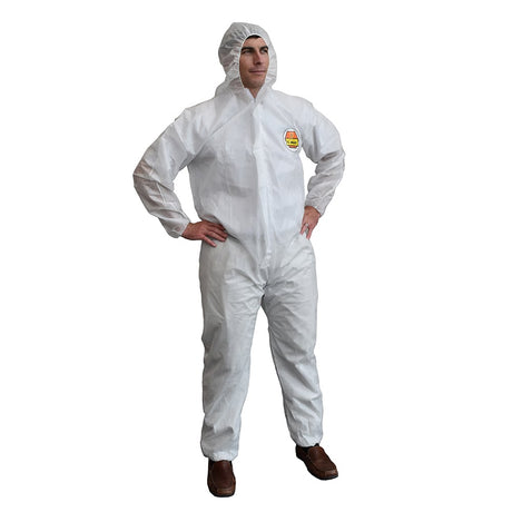 Cordova C - MAX™ SMS Coverall with Elastic Waist, Wrist, Ankle + Hood, 1 case (25 pieces) - Gorvex.com