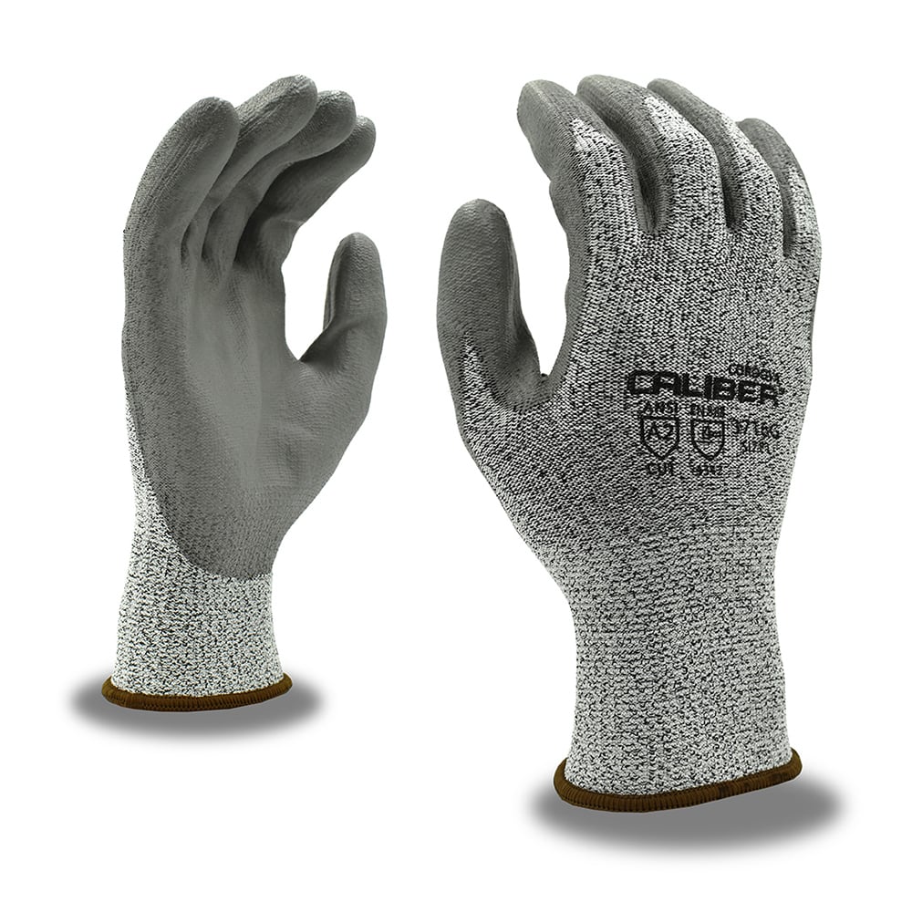 Cordova Caliber™ HPPE PU Palm Coated Gloves, ANSI A2, 1 pair - Gorvex.com