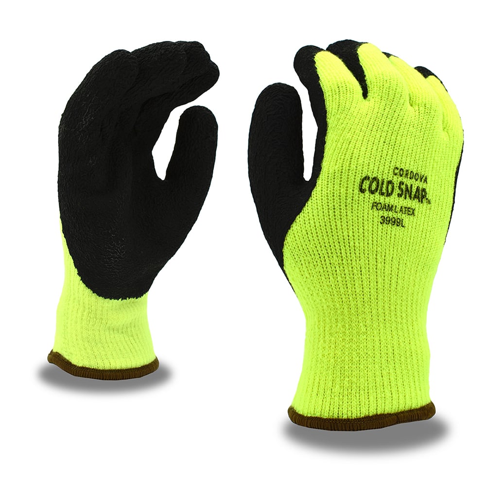 Cordova Cold Snap™ Terry Gloves with Latex Palm Coating, 1 dozen (12 pairs) - Gorvex.com