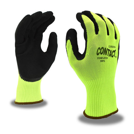 Cordova Contact™ Nylon Gloves with Foam Latex Palm Coating, 1 dozen (12 pairs) - Gorvex.com