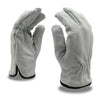 Cordova Cowhide Drivers Glove with Red Fleece Lining, 1 dozen (12 pairs) - Gorvex.com