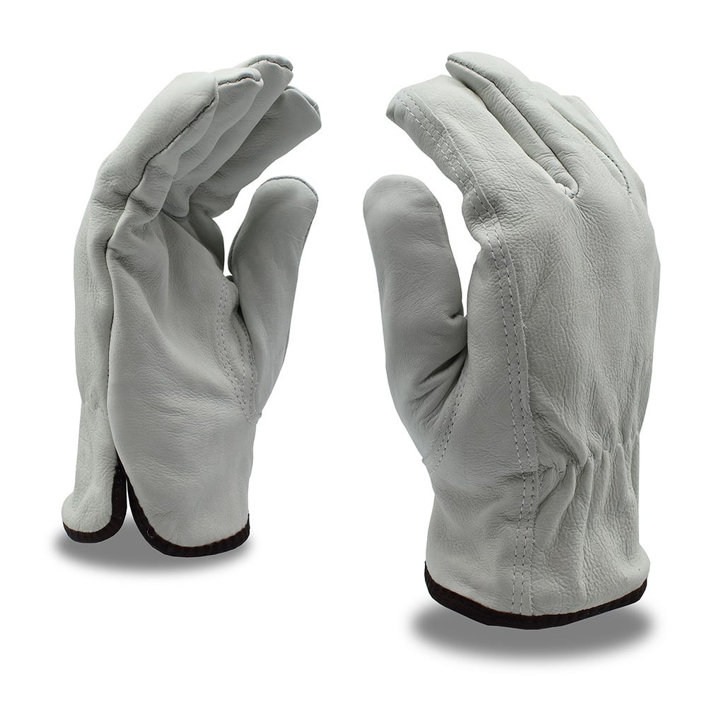 Cordova Cowhide Drivers Glove with Red Fleece Lining, 1 dozen (12 pairs) - Gorvex.com