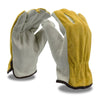 Cordova Cowhide Drivers Glove with Split Leather Back + Keystone Thumb, 1 dozen (12 pairs) - Gorvex.com