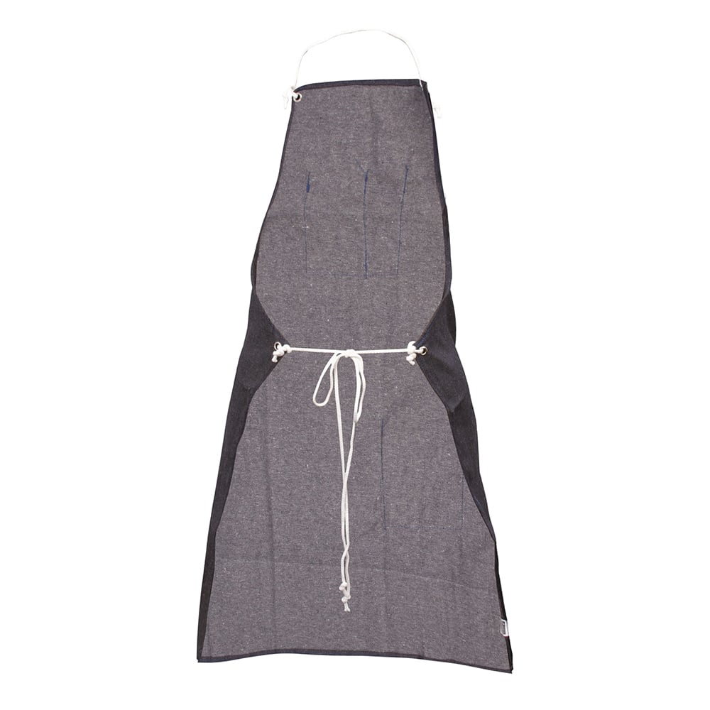 Cordova Denim Apron with Adjustable Ties and 1 Chest & Waist Pocket - Gorvex.com