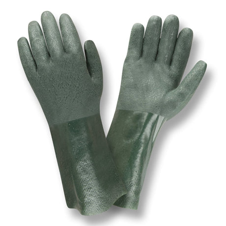 Cordova Double Dipped Etched Grip PVC Supported Gloves/Jersey Lined, 1 dozen (12 pairs) - Gorvex.com