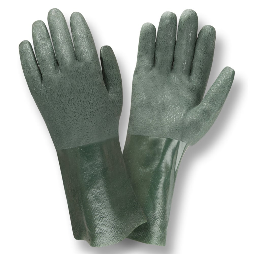 Cordova Double Dipped Etched Grip PVC Supported Gloves/Jersey Lined, 1 dozen (12 pairs) - Gorvex.com