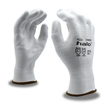 Cordova Halo™ HPPE PU Palm Coated Gloves, ANSI Cut Level A2, 1 pair - Gorvex.com